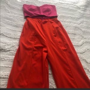 Color Block Jump Suit